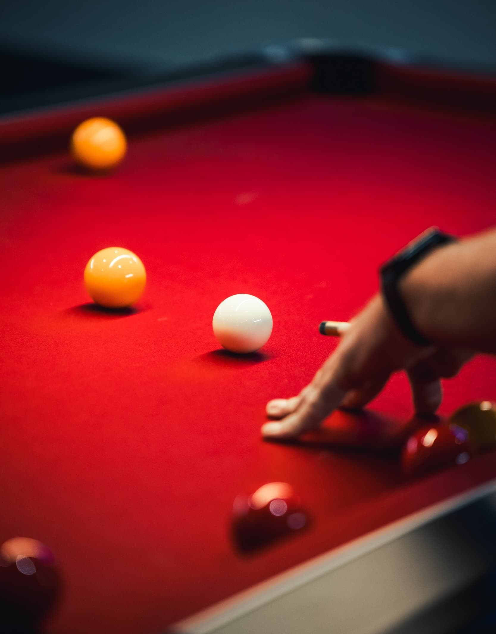 Pool tables at DUEL